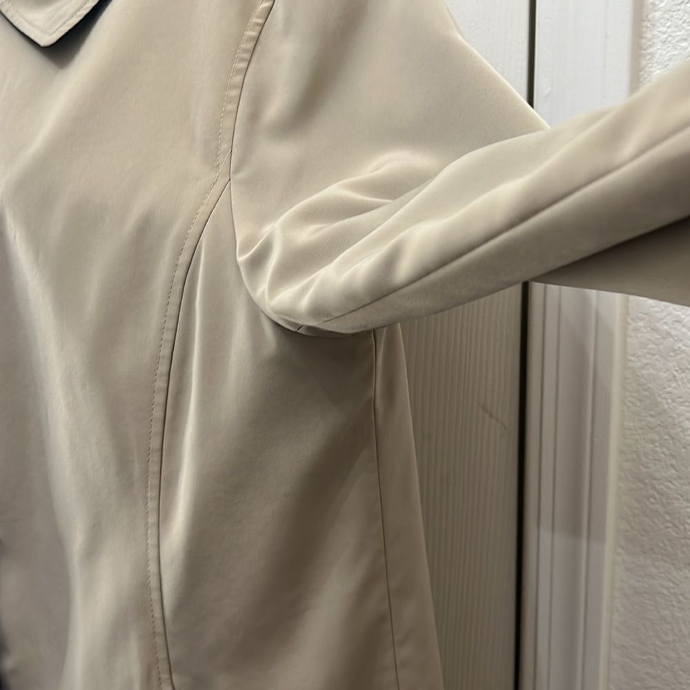 Jacket Raincoat Reversible Waterproof Natural Tan… - image 4